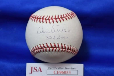 Don Sutton JSA COA Autograph OML Major League Signed Baseball 324 Wins - Image 1 of 2