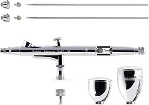 Gaahleri Airbrush Kit, Airbrushpistole Dual-Action Schwerkraft 1/2 & 1/4 Oz Flüssigkeitsbecher, - Bild 1 von 6