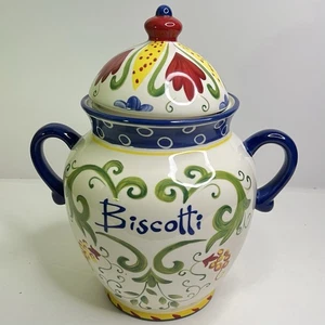 Joyce Shelton Amalfi Biscotti Keks Leckerli Dose mit Deckel zertifiziert international - Bild 1 von 12