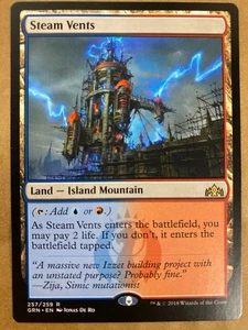 MTG 1x Steam Vents # 257 Guilds of Ravnica Modern Magic the Gathering Card x1 NM - Picture 1 of 1