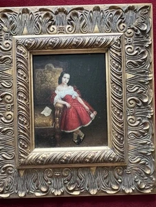 Original Oil Painting Copy Of Old Masters Painting On Wood Panel. - Picture 1 of 2