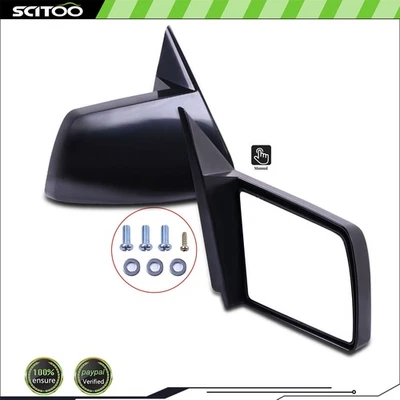 Juego de pares de espejos laterales manuales izquierda + derecha para camioneta Chevy GMC 1988-1999 Foto 1 de 4