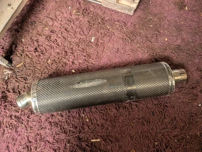 Delkevic Carbon Fibre Exhaust Silencer - Triumph Speed Triple 750 900 1994-1996 - Image 1 of 4
