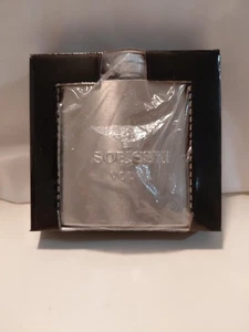 NUEVO EN PAQUETE SOBIESKI VODKA ACERO INOXIDABLE 5 oz FRASCO DE BOLSILLO CURVO LOGOTIPO EN RELIEVE - Imagen 1 de 1