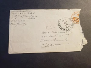 APO 283 CHENGTU HSIAN, CHINA 1945 WWII Air Force Cover 91st FIGHTER Sqdn APO 210 - Picture 1 of 2