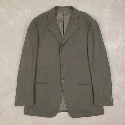 Giorgio Armani Vintage Blazer Jacket M Made in Italy Men's Grey Prep - Image 1 of 4