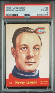 1955 Parkhurst Newsy Lalonde #55 PSA 6 - Picture 1 of 2