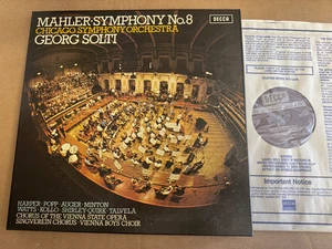 D274D 2 Mahler Symphony No. 9 Solti CSO 2 LP Box - Picture 1 of 3