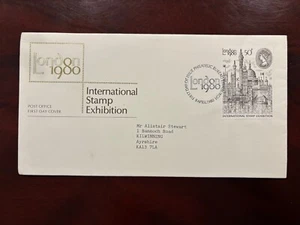 United Kingdom 1980 - London 80, Int Philatelic Exhib FDC stamps set Edinburgh P - Imagen 1 de 1