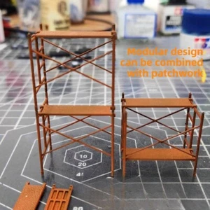 Diorama 1/64 Scaffolding Model Garage Construction Site Scene Prop Accessory - Picture 1 of 16