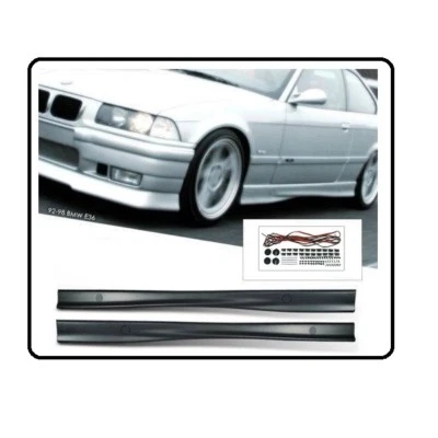 2 BAS DE CAISSE M3 POUR BMW SERIE 3 E36 BERLINE COUPE CABRIOLET ET COMPACT - Photo 1/2