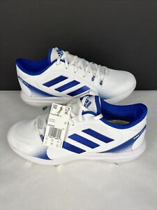 Adidas PureHustle 2 Metal Softball Cleats. Womens Sz 11, Blue. H00985