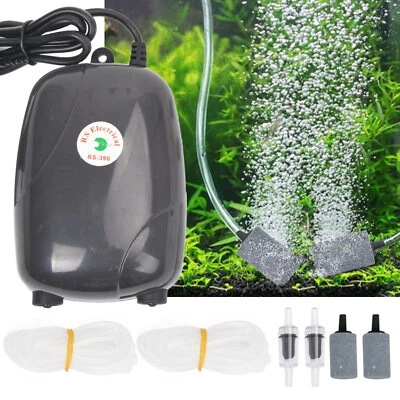 Aquarium Sauerstoffpumpe set 3W/5W Aquarium Luftpumpe Sauerstoff Luftpumpe - Bild 1 von 4