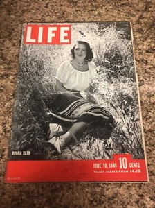 Life Magazine June 10, 1946. (DX-7) Donna Reed - Picture 1 of 16