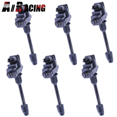 Conjunto de 6 Bobinas de Ignição no Plug Pack Para Nissan Maxima 1995 1996 UF138 UF263 - Imagem 1 de 4