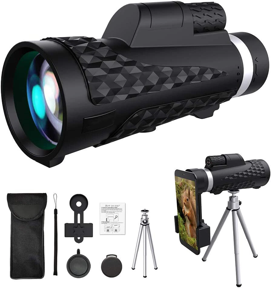 Monocular Telescope, 18X62 High Power HD Waterproof with Tripod and Phone Clip - Image 1 of 4