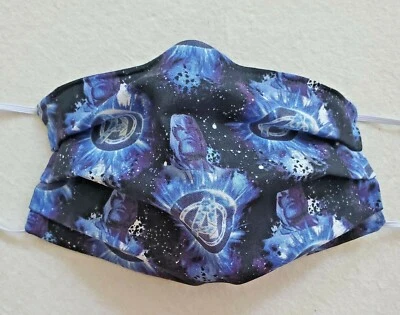 Avengers Thanos ADULTO Mascarilla Nariz Alambre, Bolsillo Filtro, Reversible 2 en 1 Foto 1 de 4