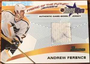 2001-02 Bowman YoungStars Relics Andrew Ference FFJ-AF Pittsburgh Penguins - Picture 1 of 2