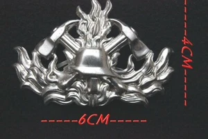 Insigne de casquette (fixation à lamelles) Sapeur Pompier Allemand📌4a. - Imagen 1 de 2