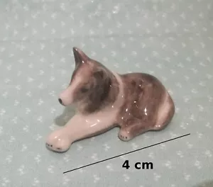 Keramik Miniatur Hund, Sammlung, Vitrine, Hondje, Dog G30-17 - Bild 1 von 1