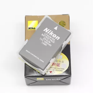 Original Nikon EN-EL9A Battery for D40 D40X D60 D3000 D5000 Digital Camera MH-23 - Zdjęcie 1 z 6