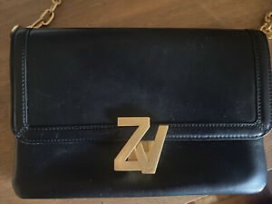 Zadig & Voltaire Logo Clutch/ Cross Body Bag