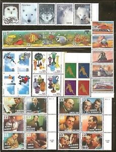US 1999 Commemorative Year Set with 65 Stamps MNH