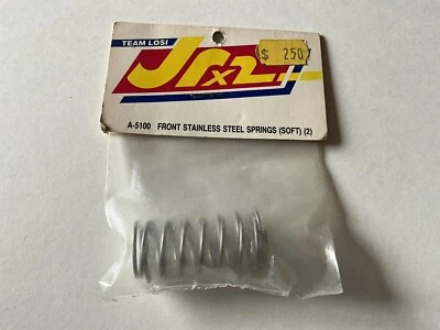 Vintage RC Team Losi Original Front Springs for JRX2  A-5100 Silver Soft Springs - Image 1 of 2