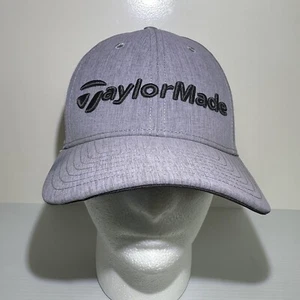 TaylorMade Men's Golf Hat Grey Adjustable Strap OSFA Embroidered Logo Golf Wear - Picture 1 of 9