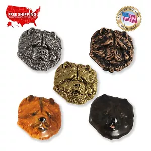 Pin o imán de solapa Creative Pewter Designs Chow Dog, D054 - Imagen 1 de 11