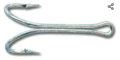 Gancho doble Mustad 1 P redondo para bacalao 50 unidades Foto 1 de 3