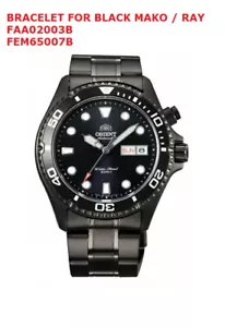 Original Orient watch bracelet 22mm for BLACK MAKO / RAY PDEGH0Z UM028111N0 - Picture 1 of 5
