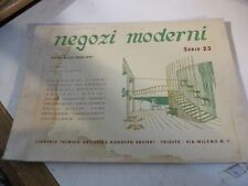album NEGOZI MODERNI SERIE 23 ARCH. NICO VAGLIERI - ED. VASIERI TRIESTE anni 50