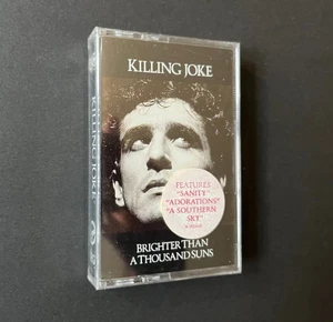 KILLING JOKE Brighter Than A Thousand Suns; SEALED Orig. 1987 Cassette Tape Hype - Picture 1 of 3