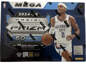 2024-25 Panini NBA Prizm Basketball Trading Card Mega Box Sealed Neu! - Bild 1 von 4