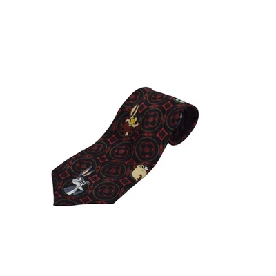 Corbata Looney Tunes Bugs Bunny Taz Wile E. Coyote Nuevo Stock Antiguo De Colección Foto 1 de 4