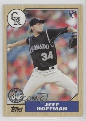 2017 Update 1987 Topps Baseball 30th Anniversary Jeff Hoffman #US87-16 Rookie RC - Image 1 of 2