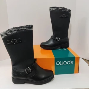 Neu Sporto Waterproof Island Stiefel schwarz Gr. 6M US neu im Karton Damen - Bild 1 von 5