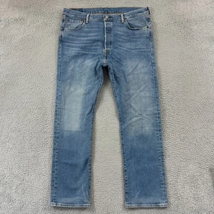 Vintage Levi's 501 Jeans Herren 30 x 30 blau Denim gerades Bein Knopfleiste Skater Y2K - Bild 1 von 12