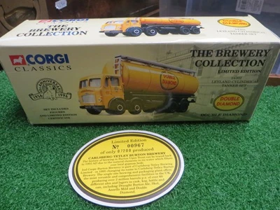 CORGI CLASSICS LEYLAND CYLINDRICAL TANKER TRUCK DOUBLE DIAMOND 24302 MIB 1/50 - Image 1 of 4