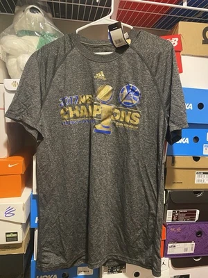 Adidas Golden State Warriors Camiseta Hombre Grande Negra Finales NBA Unisex Curry I Foto 1 de 3