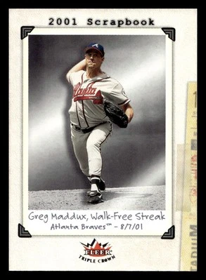 2002 Fleer Triple Crown #241 Greg Maddux - Image 1 of 2