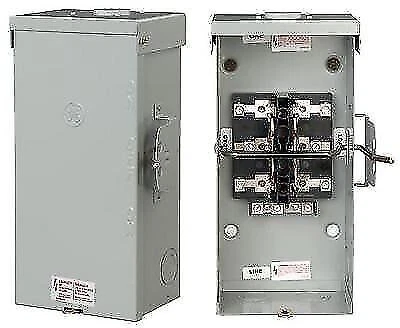 GE TC10324R Non-Fusible Emergency Power Transfer Switch 240 Volt AC 200 Amp
