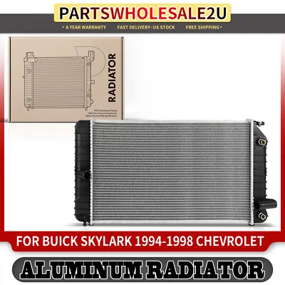 Radiador con enfriador de aceite de transmisión para Chevrolet Beretta Corsica 1994-1996 Foto 1 de 4