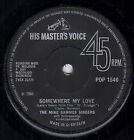 Mike Sammes Singers Somewhere My Love 7" vinyl UK His Masters Voice 1966 Solid