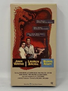 Blood Alley 1955 (VHS 1991) Lauren Bacall John Wayne Paul Fix - Picture 1 of 9