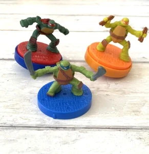 Teenage Mutant Ninja Turtles 3er Set Happy Meal McDonald’s Spielzeug Figuren 2015 - Bild 1 von 4