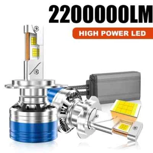 LED Headlight High Power 8580CSP Canbus Turbo Lamp 6000K 30000LM for Car 12V 24V - Picture 1 of 22