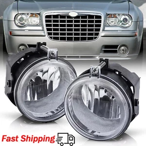 For 2005-2010 Chrysler 300 C/ 08-09 Caliber SRT-4 Pair Fog Lights Lamps W/Bulbs - Picture 1 of 13