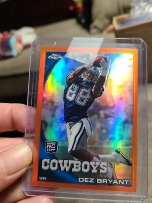 2010 Topps Chrome Dez Bryant ROOKIE! **ORANGE REF** #C60 **NM+** - Image 1 of 4